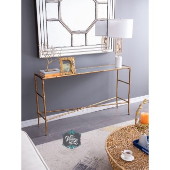 كونسول جداري مصنوع من المعدن المشغول يدويا فنتج ستايل 8539