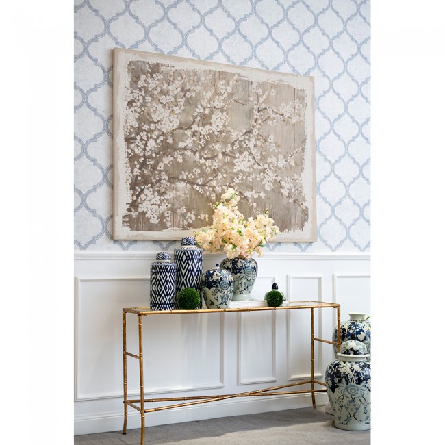 كونسول جداري مصنوع من المعدن المشغول يدويا فنتج ستايل 8539 كونسول جداري مصنوع من المعدن المشغول يدويا فنتج ستايل 8539