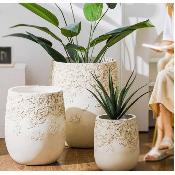 طقم مركن نباتات بتصميم أوربي أنيق 3 قطع بأحجام مختلفه 7087 طقم مركن نباتات بتصميم أوربي أنيق 3 قطع بأحجام مختلفه 7087