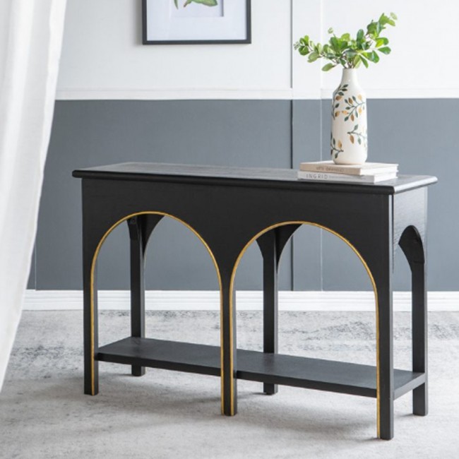 كونسول جداري مصنوع من الخشب الطبيعي 8197