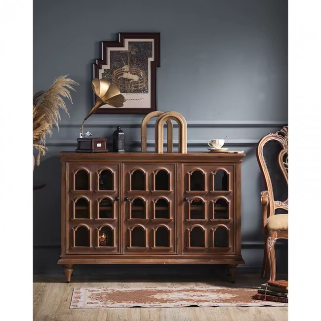 كونسول مصنوع من الخشب الطبيعي فنتج ستايل 8739