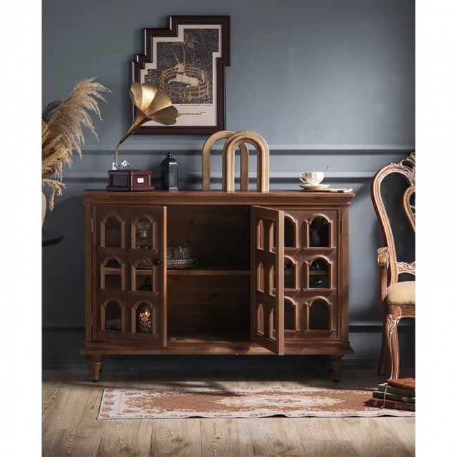 كونسول مصنوع من الخشب الطبيعي فنتج ستايل 8739