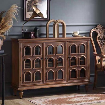 كونسول مصنوع من الخشب الطبيعي فنتج ستايل 8739