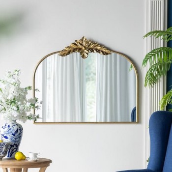 مرايا مصنوعه من المعدن المشغول يدويا بتصميم فرنسي L7711