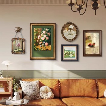 طقم مكون من مجموعة من الفريمات الخشبيه عاليه الجوده -L6938