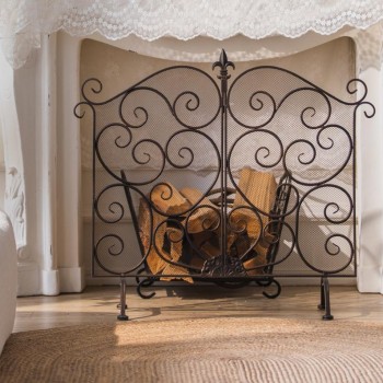 شبك مدفأة من المعدن المشغول يدويا فنتيح ستايل