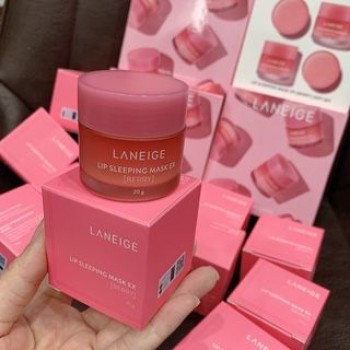 قناع النوم للشفاه من لانيج بالتوت البري مكون من 4 قطع -L4963 قناع النوم للشفاه من لانيج بالتوت البري مكون من 4 قطع -L4963