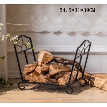 حامل  حطب معدني عصري -L4804