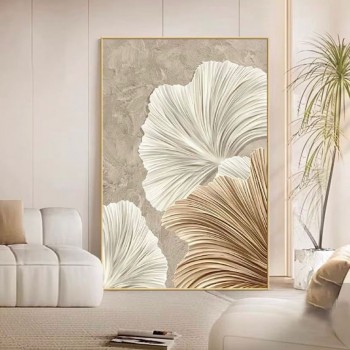 	لوحه 3d كانفس اطار ذهبي-4604