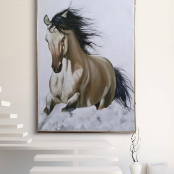 لوحه جداري مطبوع كانفس اطار  خشب ذهبي -L4599