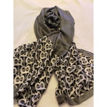 -L4503شال نسائي حرير PURBERRY -2- -L4503شال نسائي حرير PURBERRY -2-