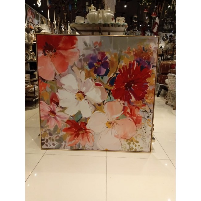 لوحه جداري مطبوع كا نفس اطار ذهبي خشبي -L4598 لوحه جداري مطبوع كا نفس اطار ذهبي خشبي -L4598