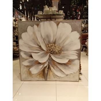 لوحهD3 باطار ذهبي خشبي-4608