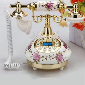  تليفون  ثابت سلكي بتصميم اوربي قديم-3-5149