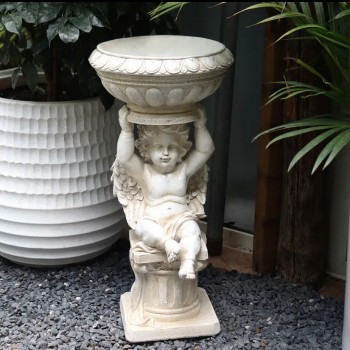 تمثال بتصميم رماني حامل اناء مزخرف- 5016