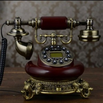 تليفون سلكي فانتج بلون خشبي قديم رانتج -5150