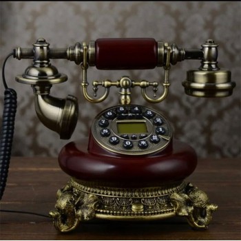 تليفون سلكي فانتج بلون خشبي قديم رانتج -5150