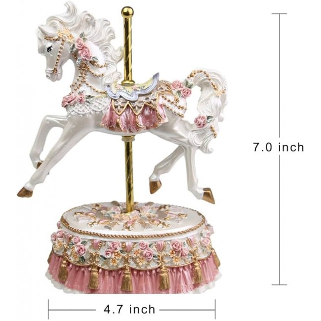 كاروسيل بتصميم حصان كلاسيك من الرانتج-2-5408 كاروسيل بتصميم حصان كلاسيك من الرانتج-2-5408