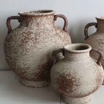 فازه  فخاريه معتقه متوفر حجمين 3694