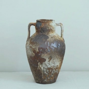 فازه   ريفيه معتقه من الفخار  انيقه L3692