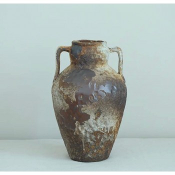 فازه   ريفيه معتقه من الفخار  انيقه L3692