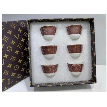 طقم فناجين قهوه عربيه من لويس فيتون -L4117 طقم فناجين قهوه عربيه من لويس فيتون -L4117