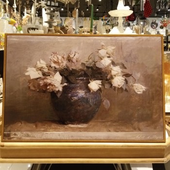 لوحه مطبوع كالنفس اطار خشب ذهبي متوفر 3 احجامL5243