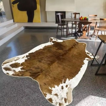 سجاد جلد بقري على تصميم الاروبي عالي الجوده -L5086