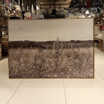 لوحه جداري مطبوع كانفس اطار خشب ذهبي-4622