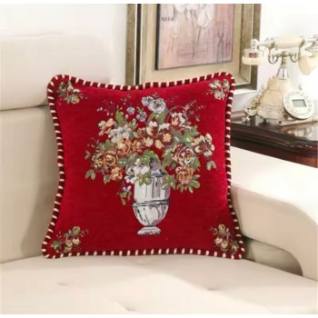 مخده من القماش الجاكار بالزهور مطرزه ملائمه كنب مكتب4 -L5326 مخده من القماش الجاكار بالزهور مطرزه ملائمه كنب مكتب4 -L5326