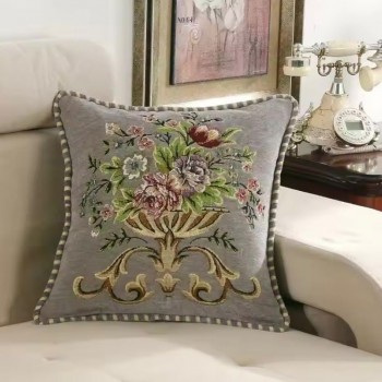 مخده مطرزه بازهور بتصميم اوربي -2-L5327