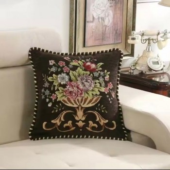 مخده مطرزه بازهور بتصميم اوربي -1-L5327