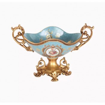 صحن تقديم سيراميك بتصميم اوربي- L5985