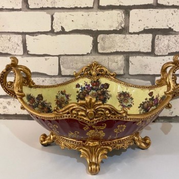 صحن تقديم سيراميك على الطراز الاروبي -5967