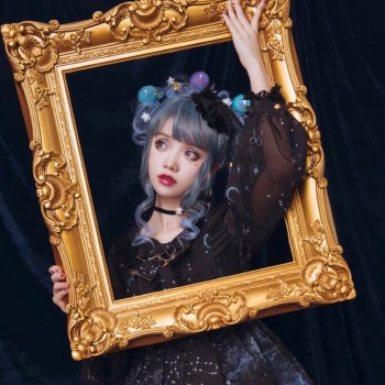 برواز ذهبي اوربي كلاسيك مزخرف -L6659