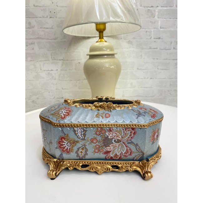 علبه مناديل سيراميك بتصميم اوربي  كلاسيك -6556