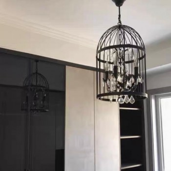 وحده اضاءه سقفيه بتصميم قفص 4لمبات برتفاع 60cm--0813