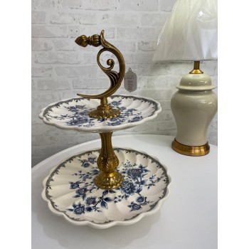 حامل الحلويات سيراميك بتصميم اوربي فاخر -6625