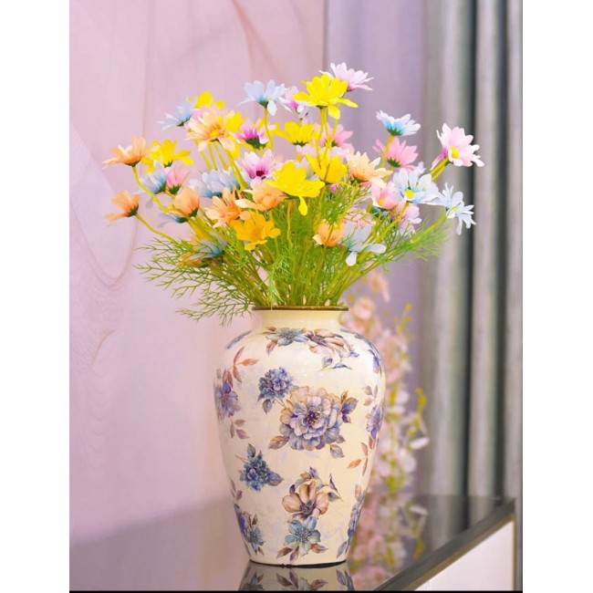 فازه سيراميك زخارف  الزهور مثالي لديكور المنزل -6622