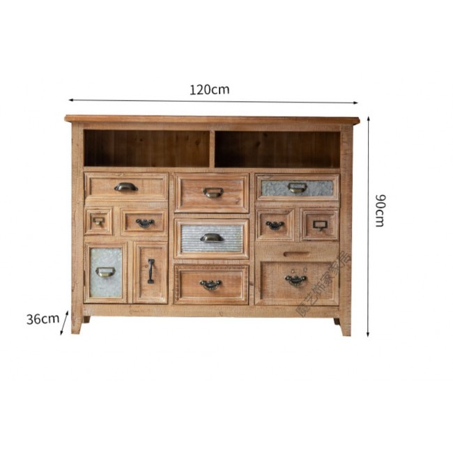 كونسول جداري خشب طبيعي مثالي لغرفة المعيشه -23214