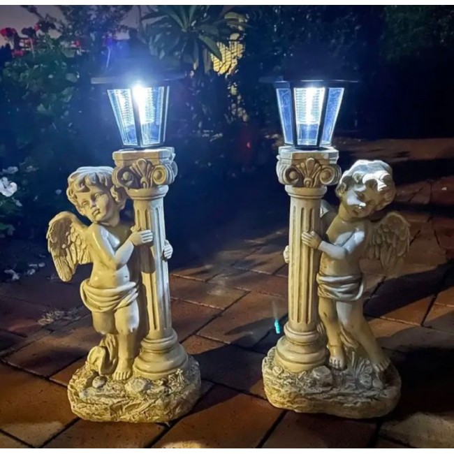 تحفه انجل باضاءه بالطاقة الشمسية L0982