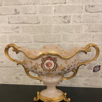 صحن تقديم سيراميك بتصميم اوربي فكتوري -L6594