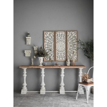 كونسول جداري بتصميم فينتج على الطراز الاروبي 2343