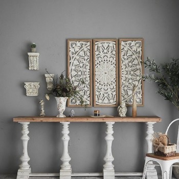 كونسول جداري بتصميم فينتج على الطراز الاروبي 2343