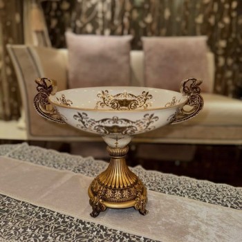 صحن تقديم سيراميك على الطراز الاروبي 6563