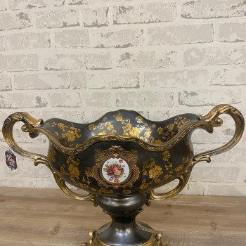 صحن سيراميك بتصميم اوربي فاكتوريا فاخر 6609