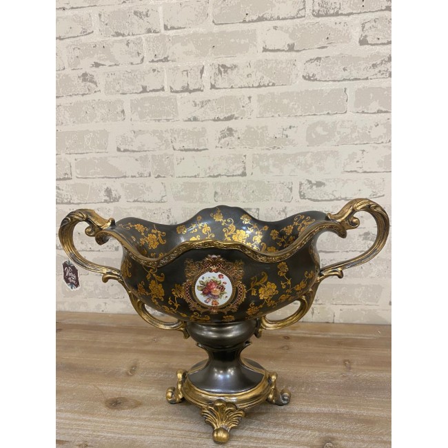 صحن سيراميك بتصميم اوربي فاكتوريا فاخر 6609