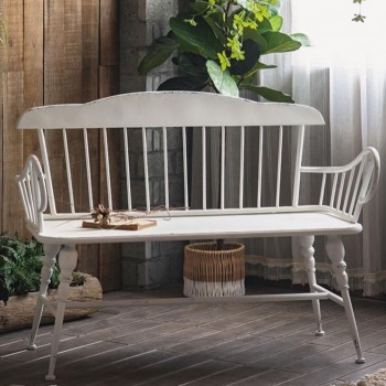 كرسي مشغول يدويا نفرين معدني ريفي L4278