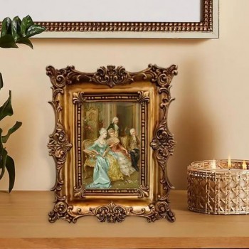 برواز ذهبي معتق نمط فكتوريا L3795