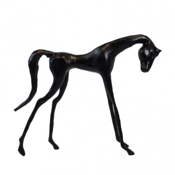 تحفة حصان معدنيه ملائمه لغرفة المعيش -L3647